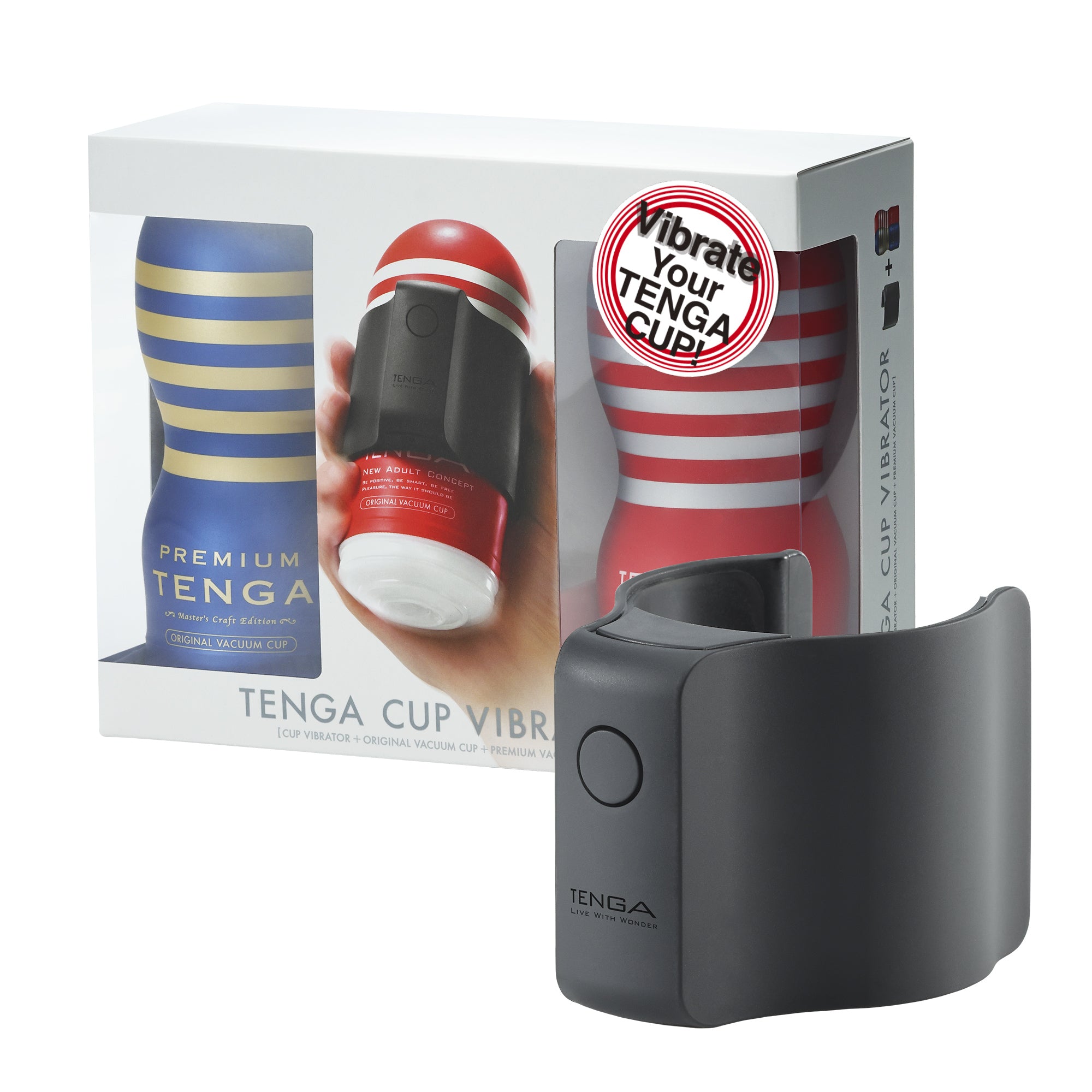 Tenga CUP VIBRATOR Premium Limited Edition vibreur homme rechargeable