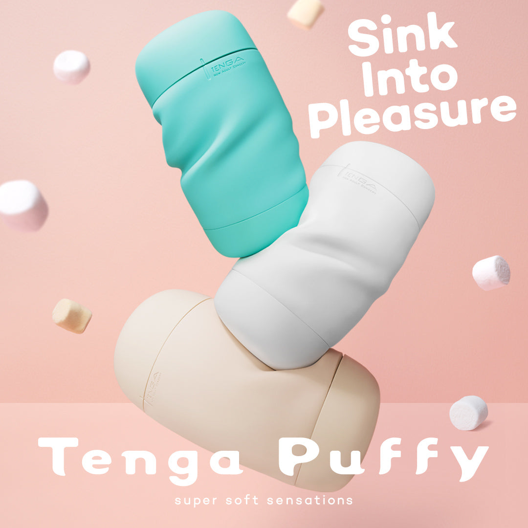 Tenga Puffy Mint Green masturbateur homme réutilisable