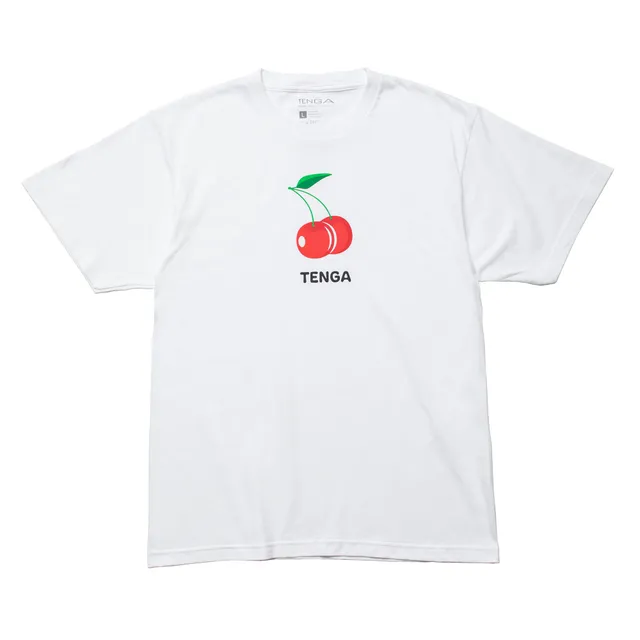 TENGA Merch Cherry t-shirt coton rouge