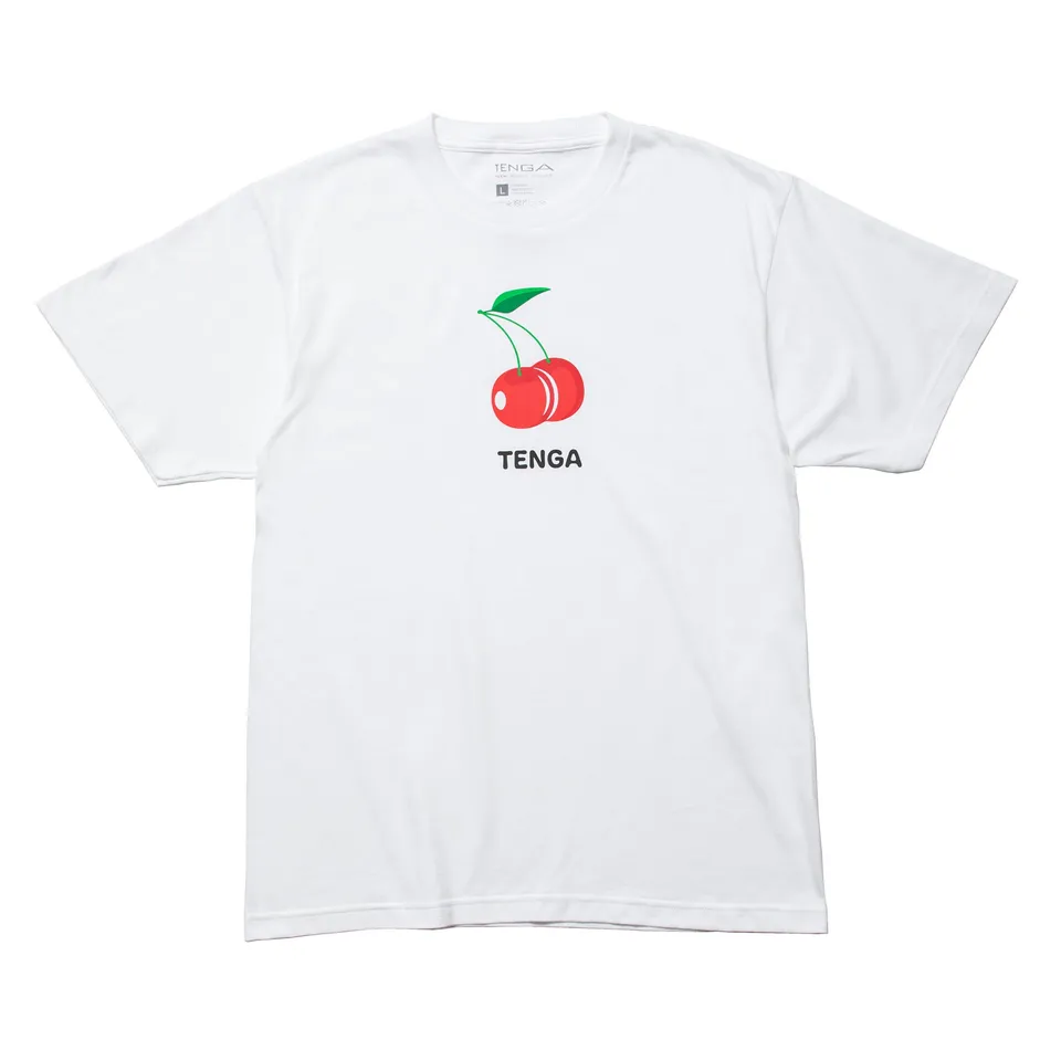 TENGA Merch Cherry t-shirt coton rouge