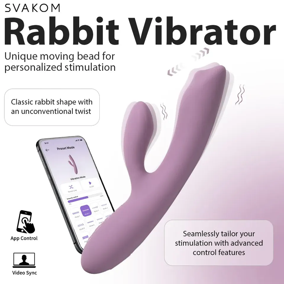 Svakom Trysta Neo vibromasseur rabbit rose romantique