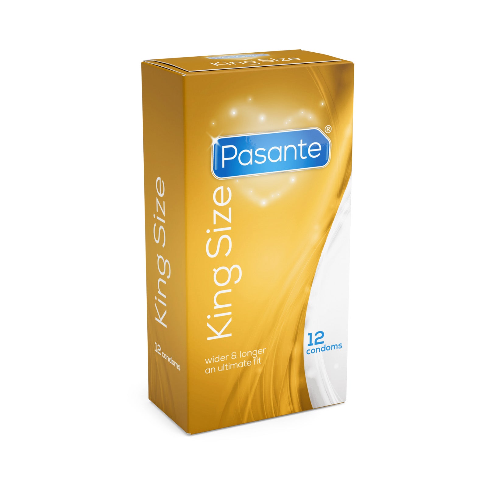 Pasante King Size préservatif large 12 pièces latex 60 mm