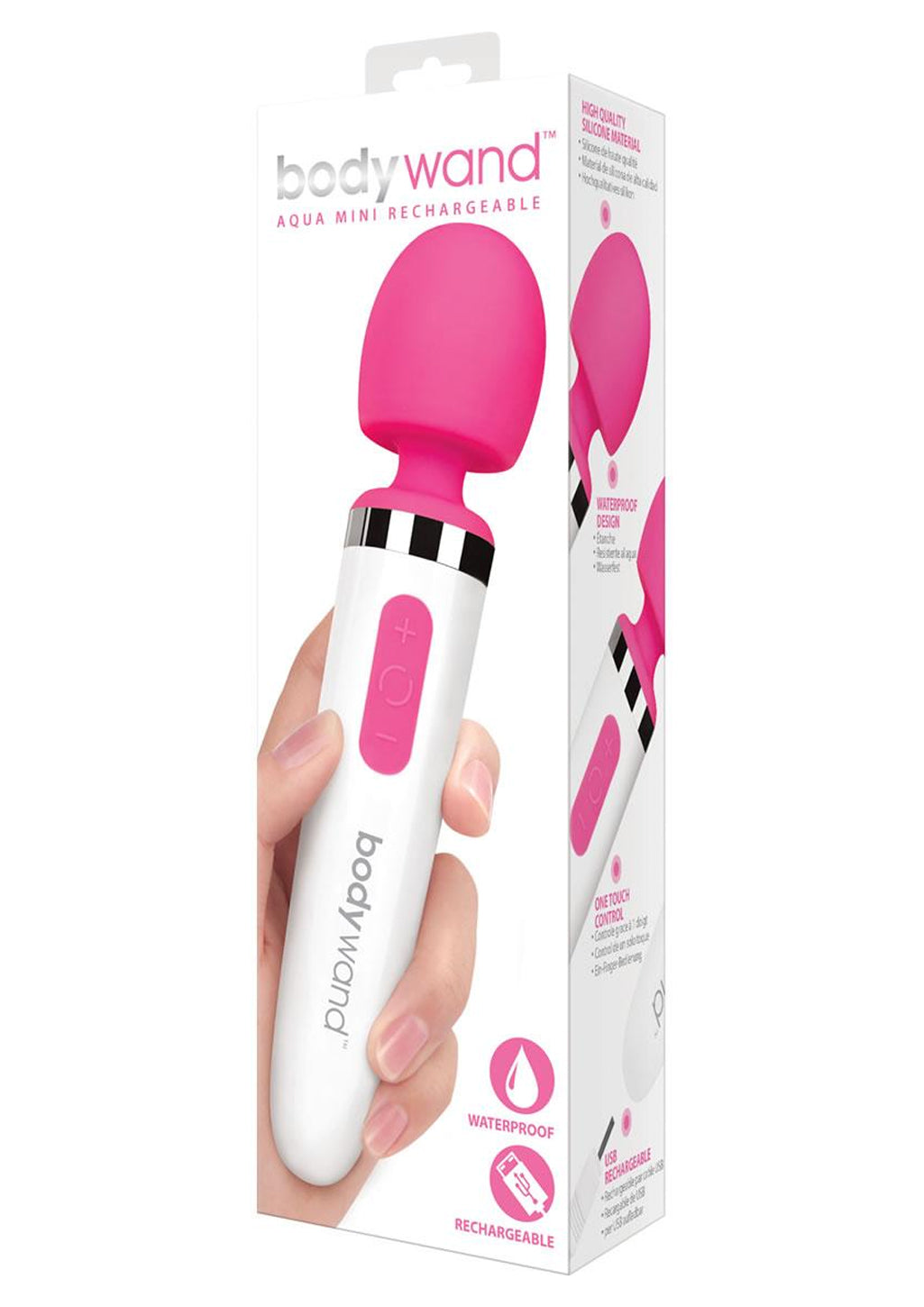 Bodywand Aqua Mini vibromasseur noir étanche rechargeable