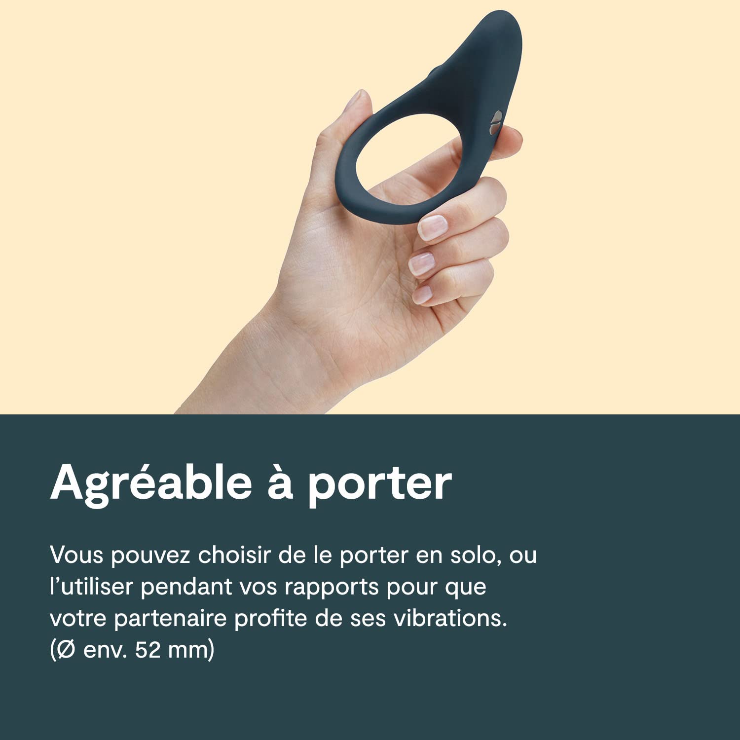 We-Vibe Verge anneau pénien vibrant stretch 52 mm