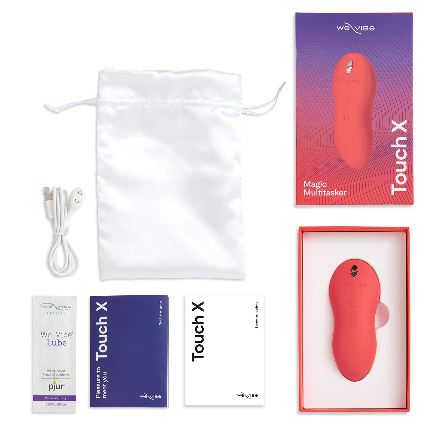 We-Vibe Touch X vibromasseur clitoridien Crave Coral