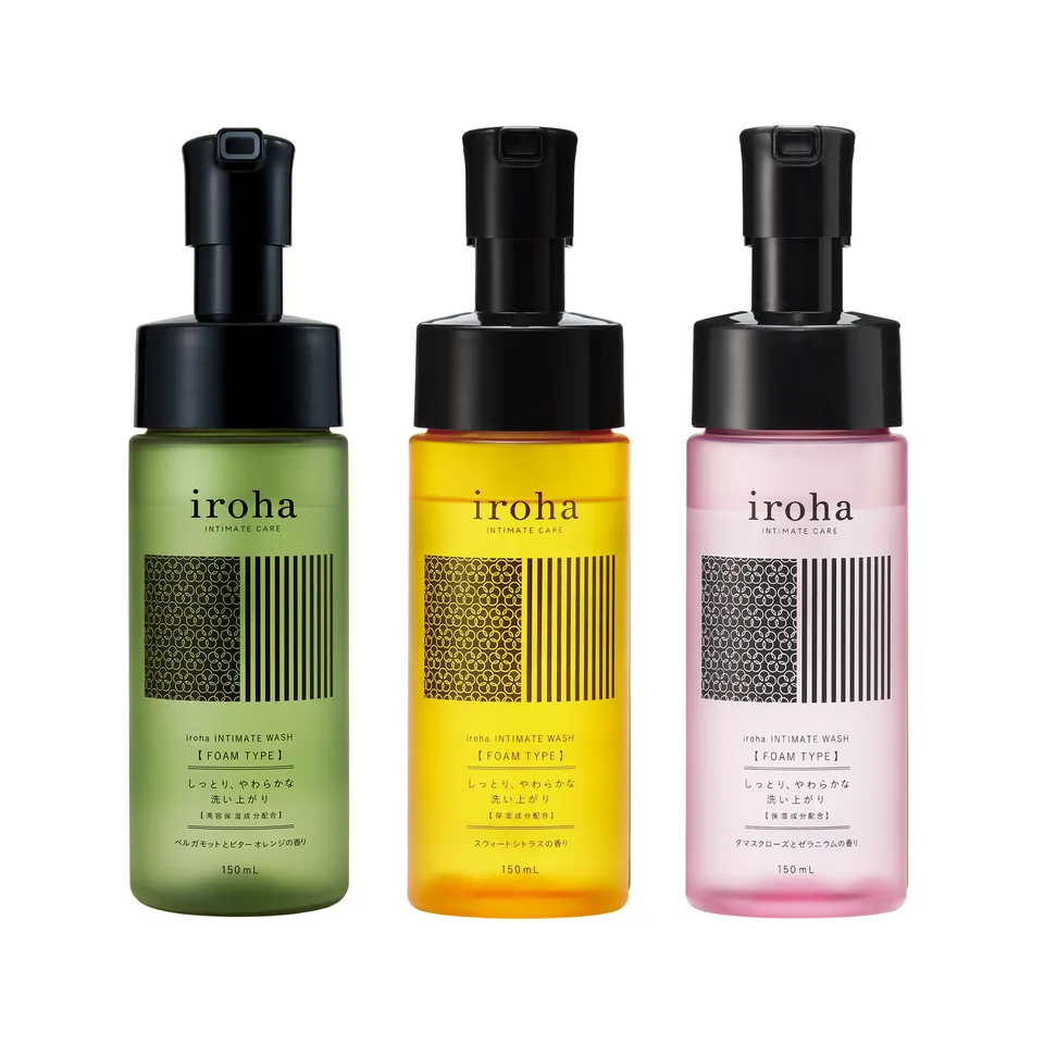 iroha Intimate Wash mousse intime lot 3 parfums