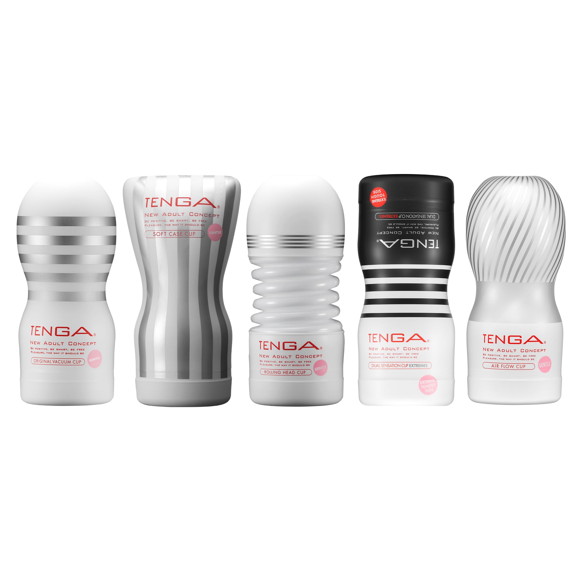 Tenga Cup Gentle Set masturbateur cup douce lot 5 pièces
