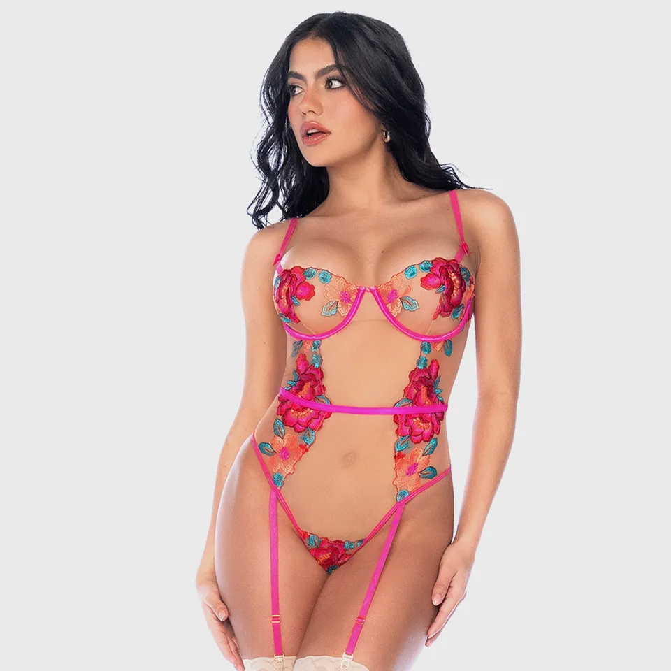 Liberator Teddies & Bodysuits Solei body floral S/M