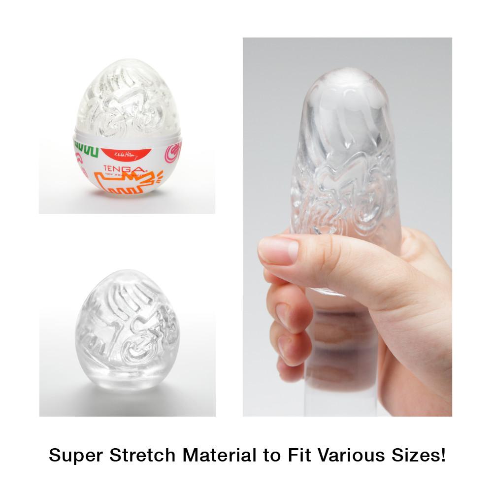 Tenga x Keith Haring Egg Street masturbateur oeuf jetable