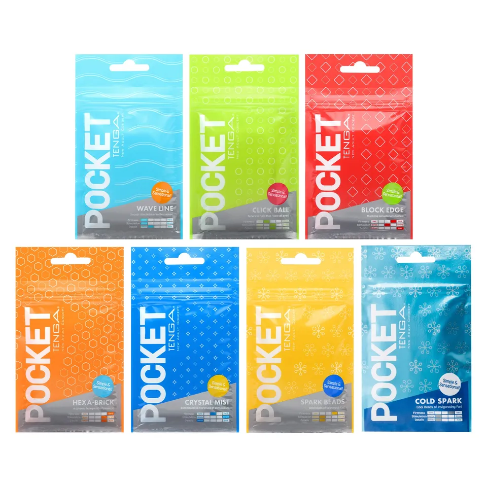 Tenga Pocket set complet 7 masturbateurs poches jetables