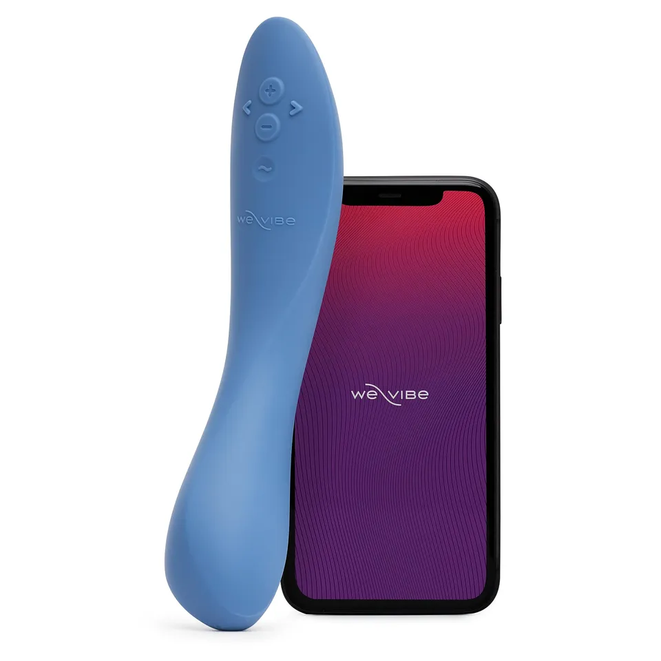 We-Vibe Rave 2 vibromasseur point G bleu connecté