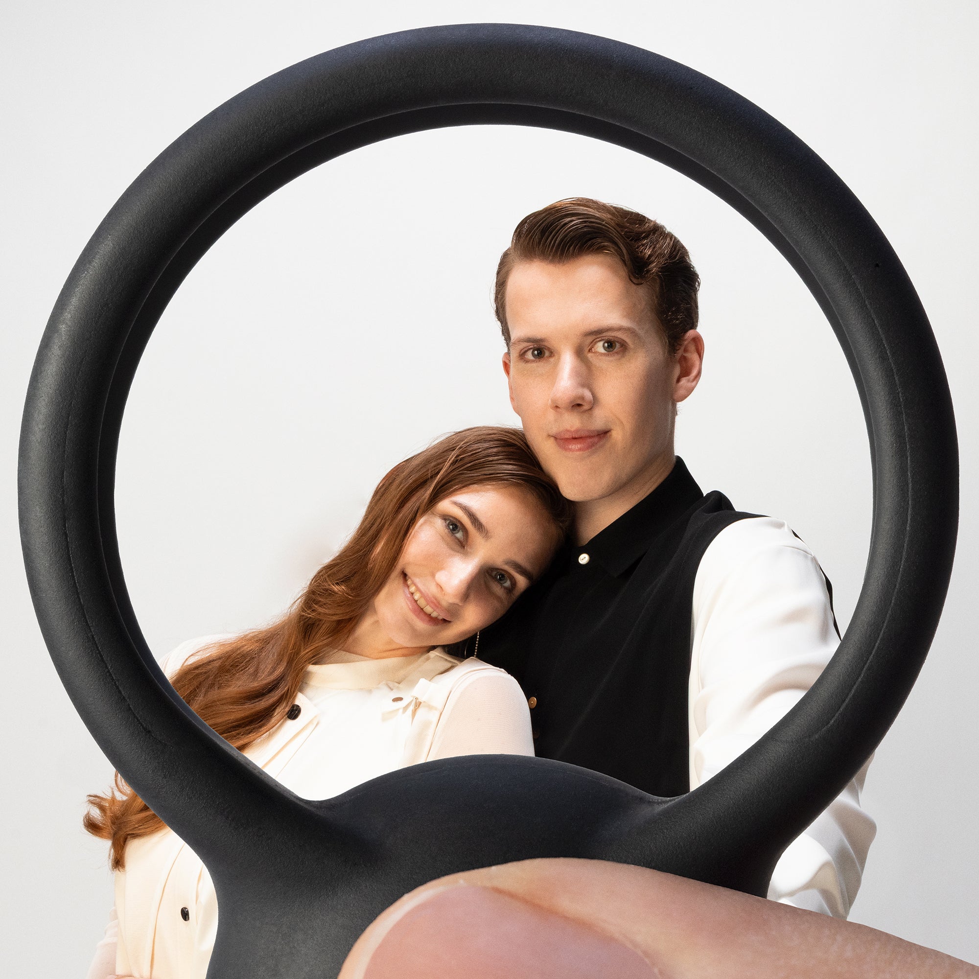 TENGA paiRING Black cockring vibrant rechargeable couple