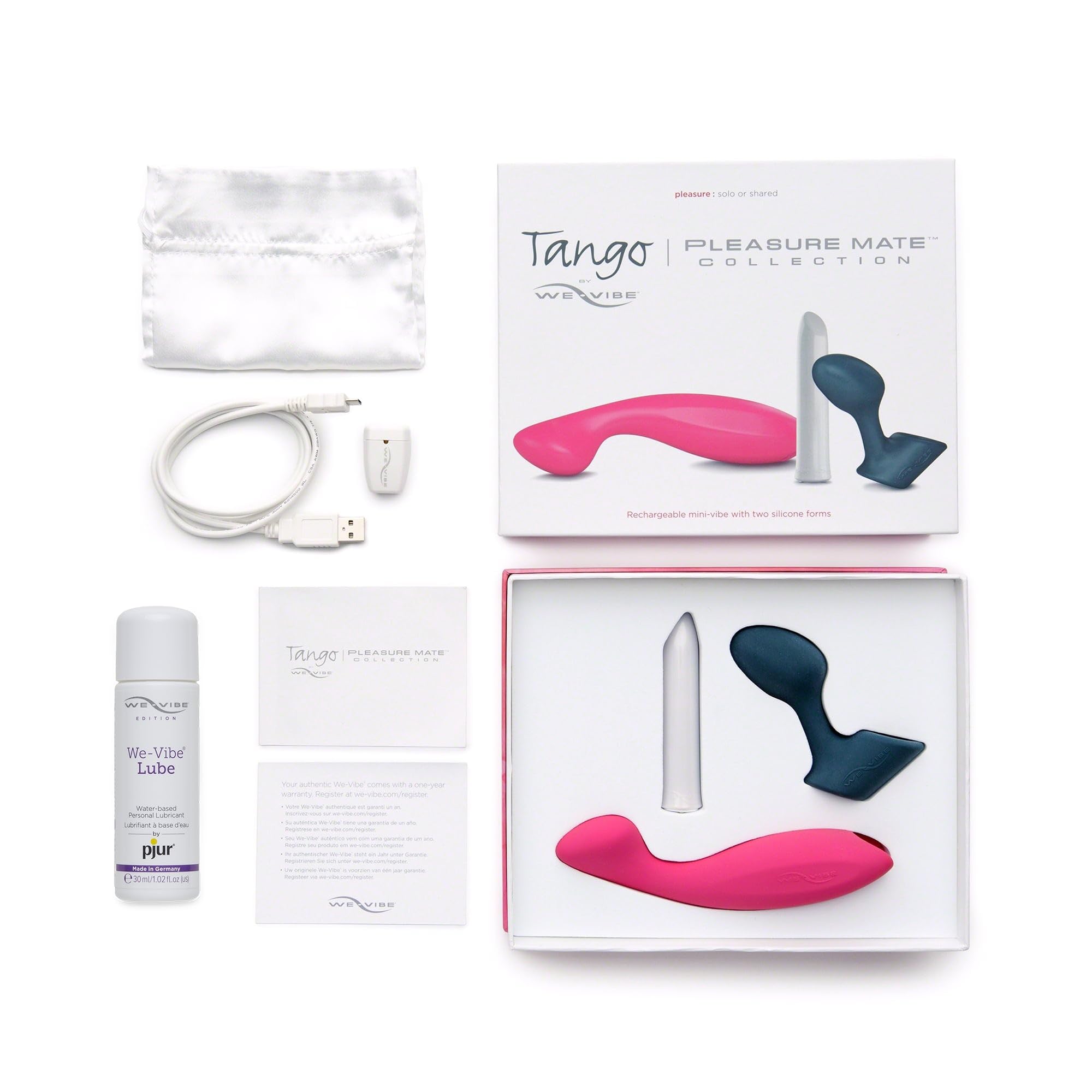We-Vibe Tango Pleasure Mates coffret vibromasseur 8 modes