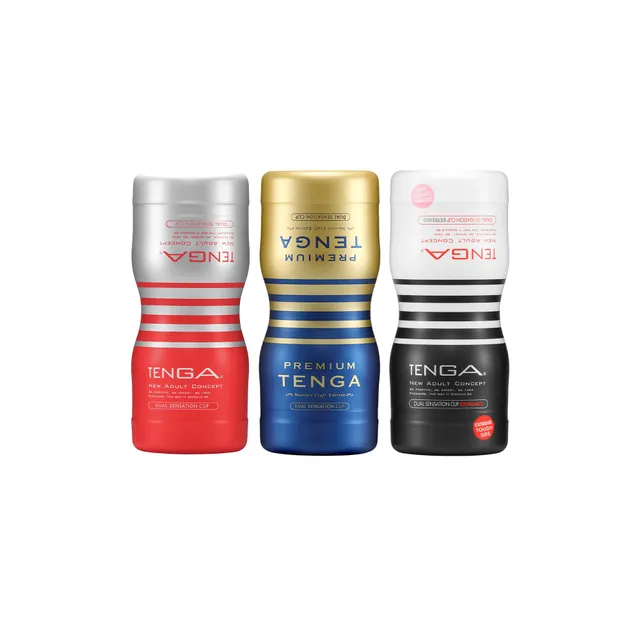 Tenga Dual Sensation Cup masturbateur lot 3 fermeté