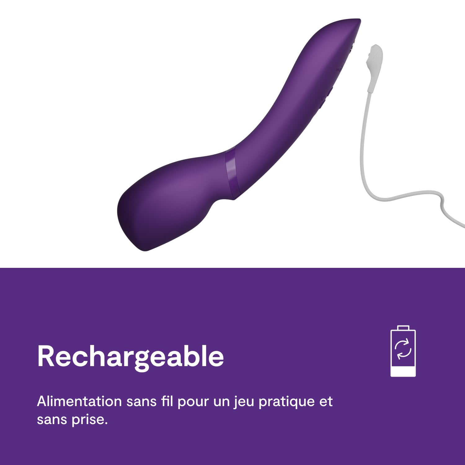 We-Vibe Wand 2 vibromasseur wand connecté étanche