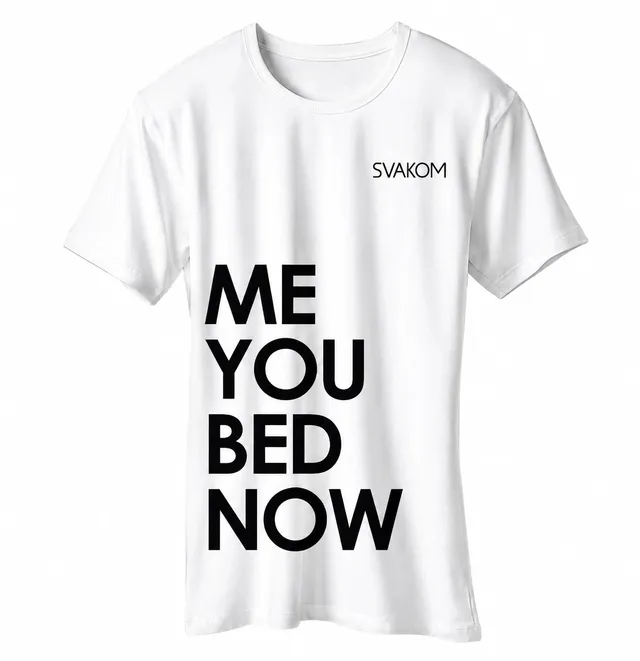 Svakom Me You Bed Now t-shirt coton unisexe