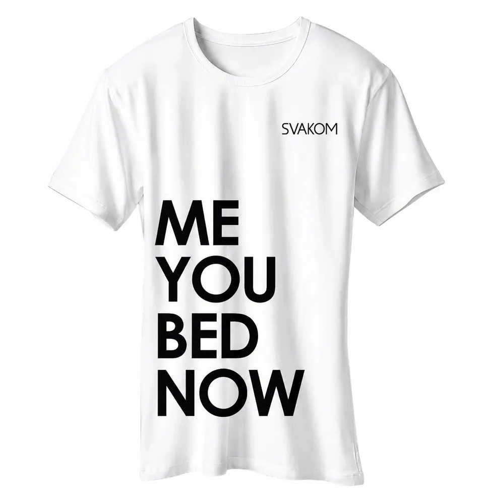 Svakom Me You Bed Now t-shirt coton unisexe