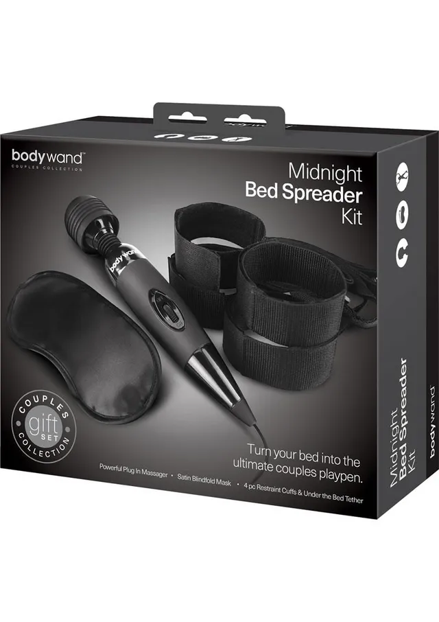 Bodywand Midnight Bed Spreader Kit couple noir