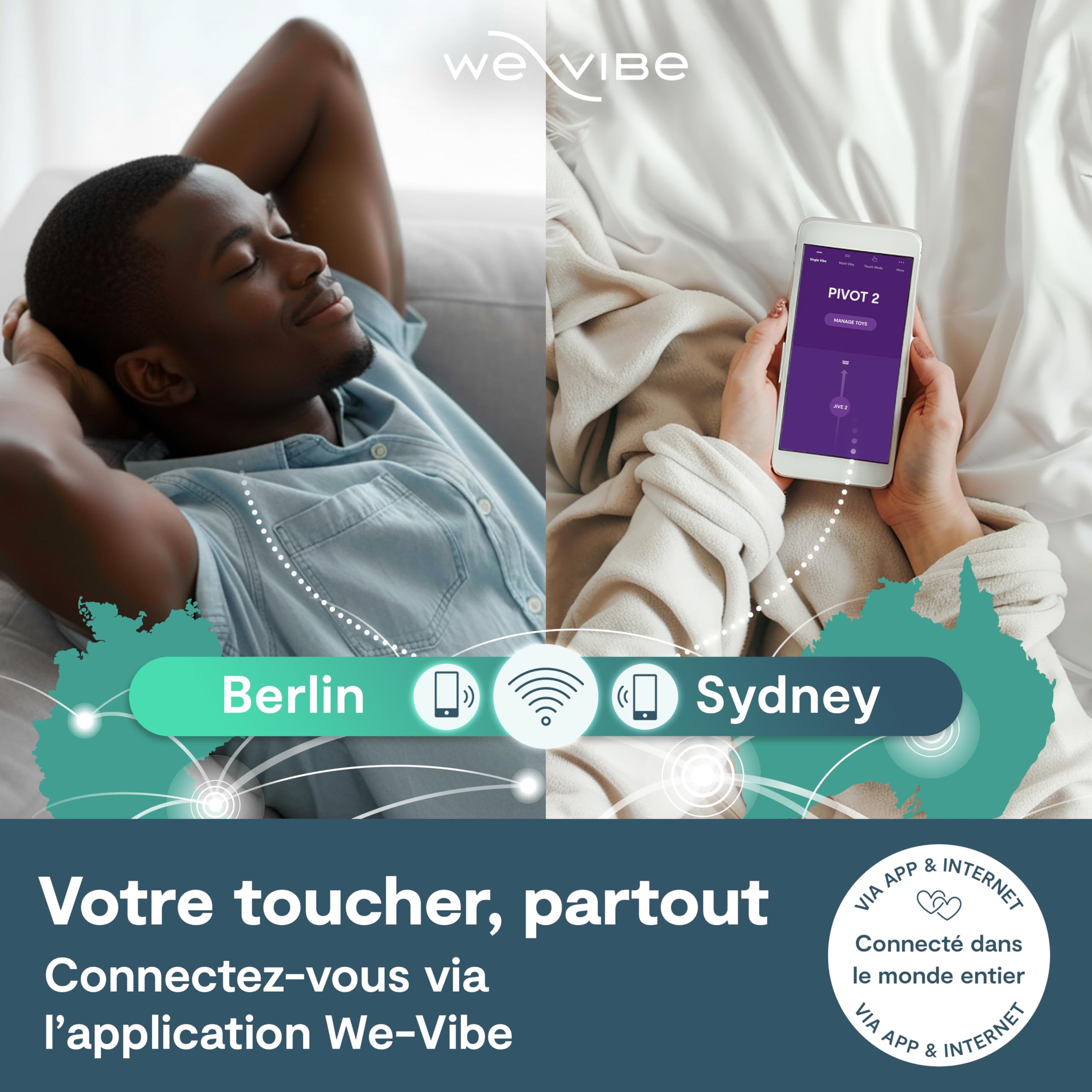 We-Vibe Pivot 2 Anneau pénis vibrant silicone