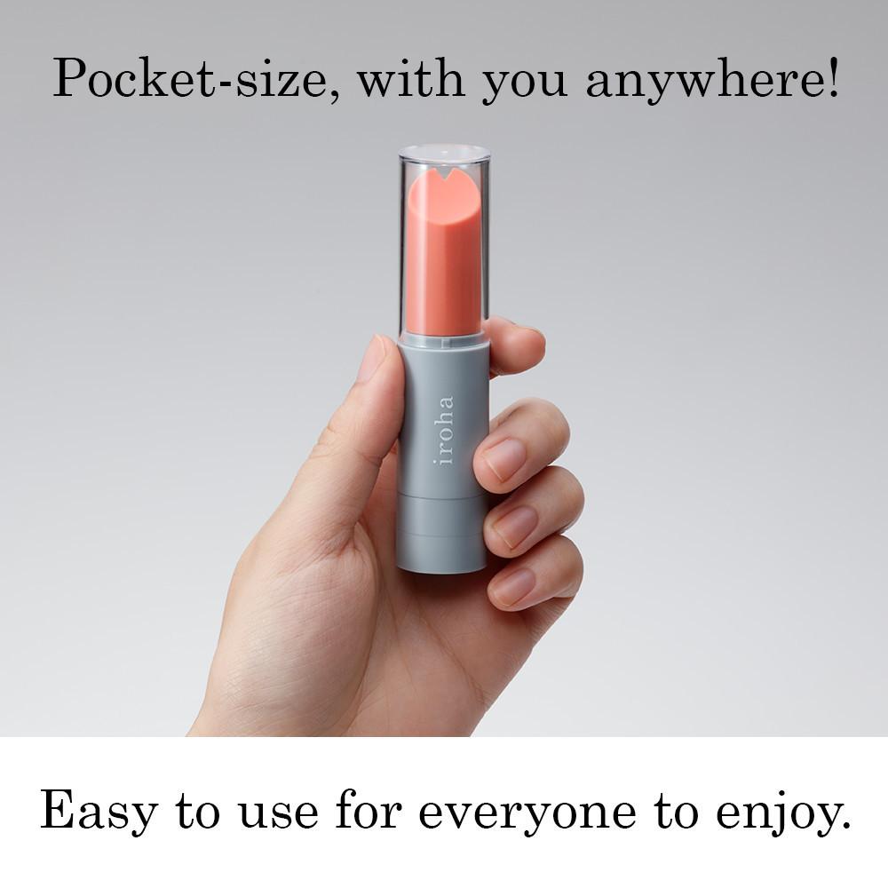 iroha stick corail gris vibro rouge à lèvres