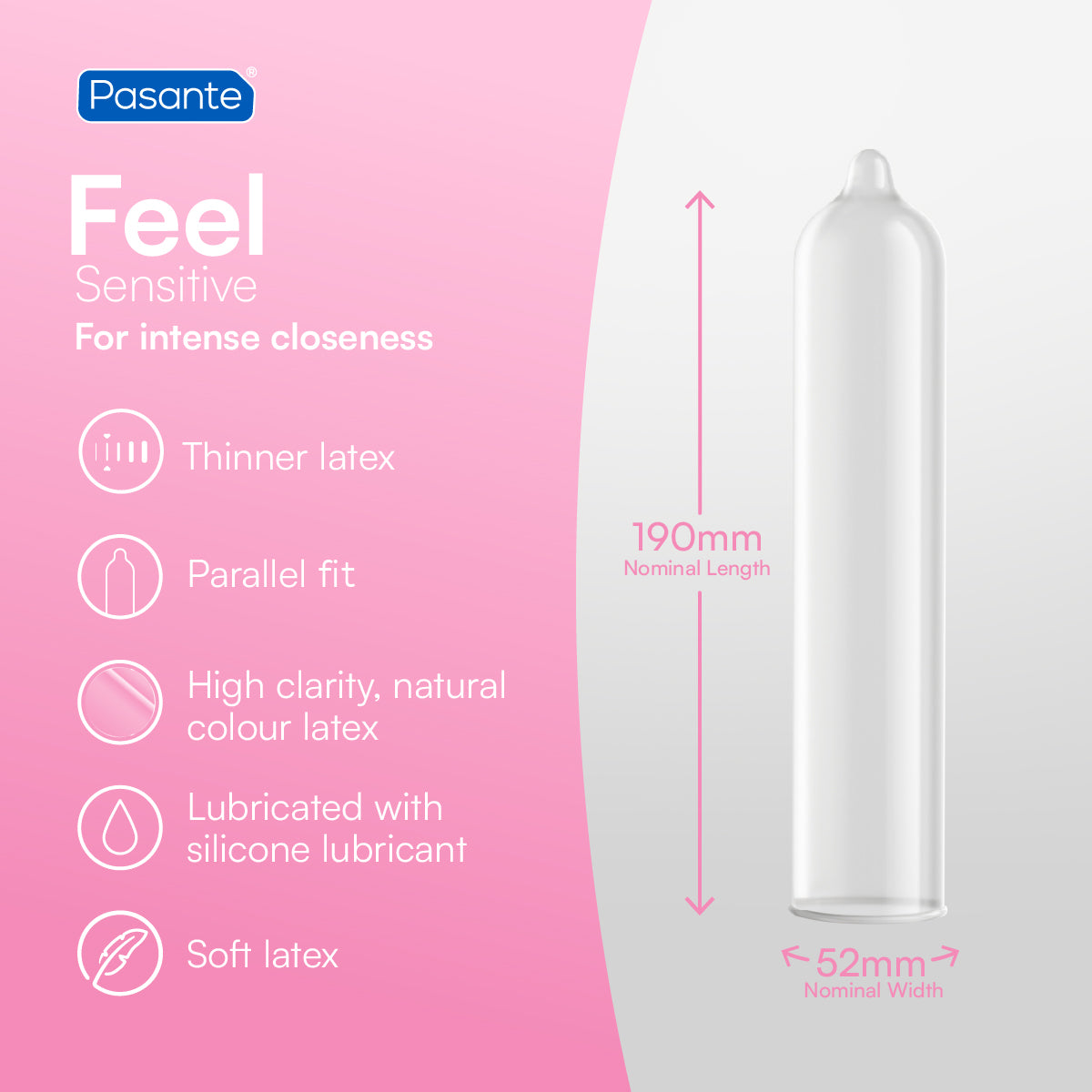 Pasante Feel Préservatif 3 Pièces Ultra Fin