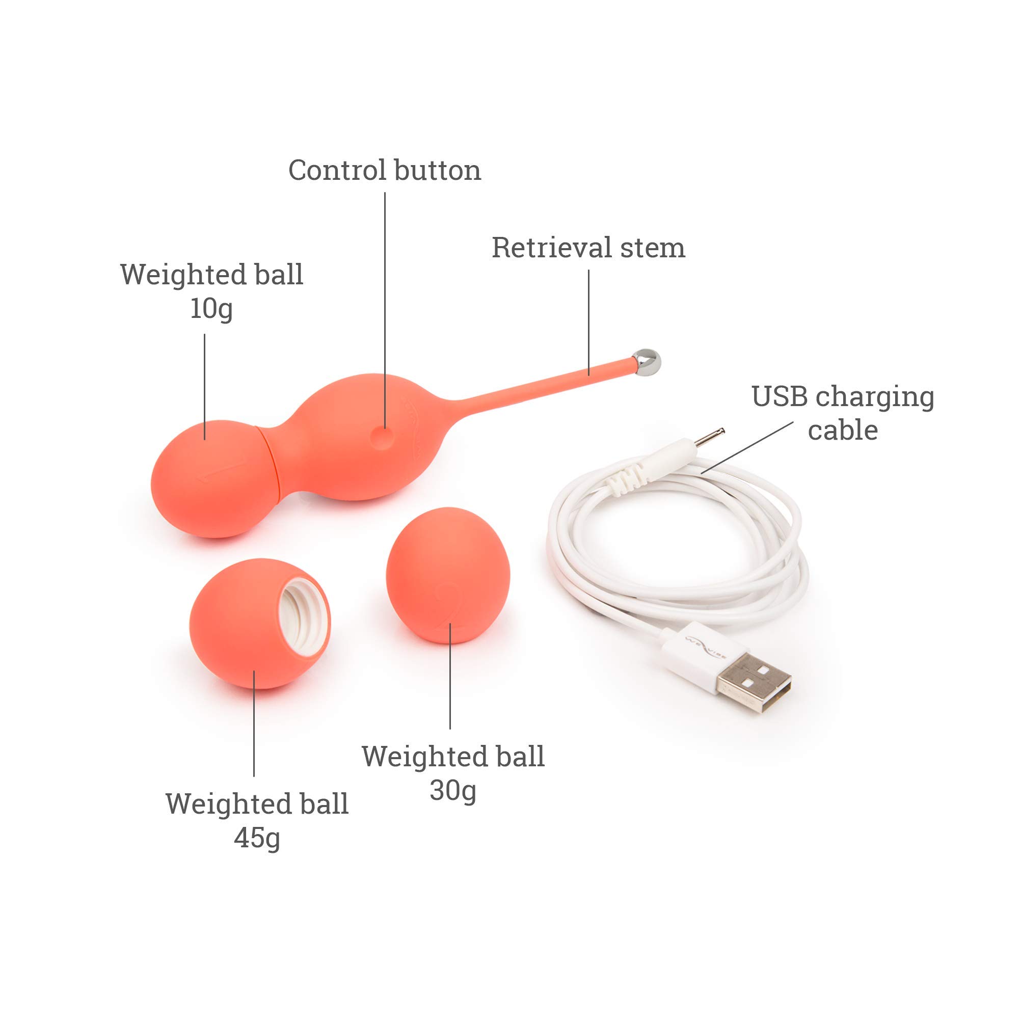We-Vibe Bloom boules de Kegel vibrantes connectées 10 modes