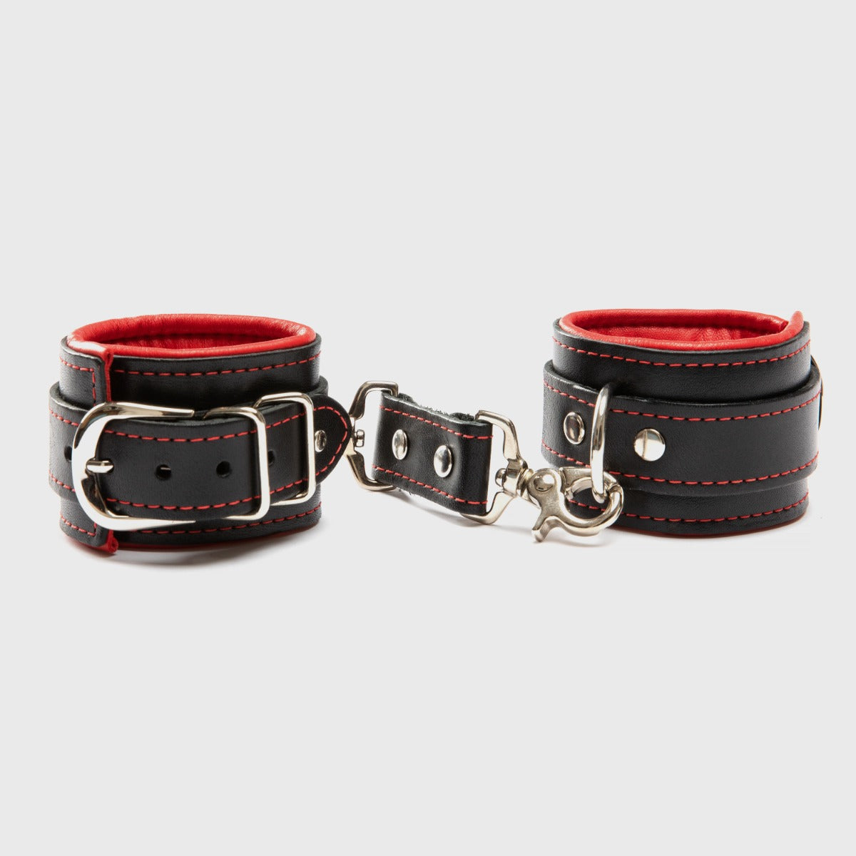 Liberator Mercer menottes poignets cuir noir matelassées