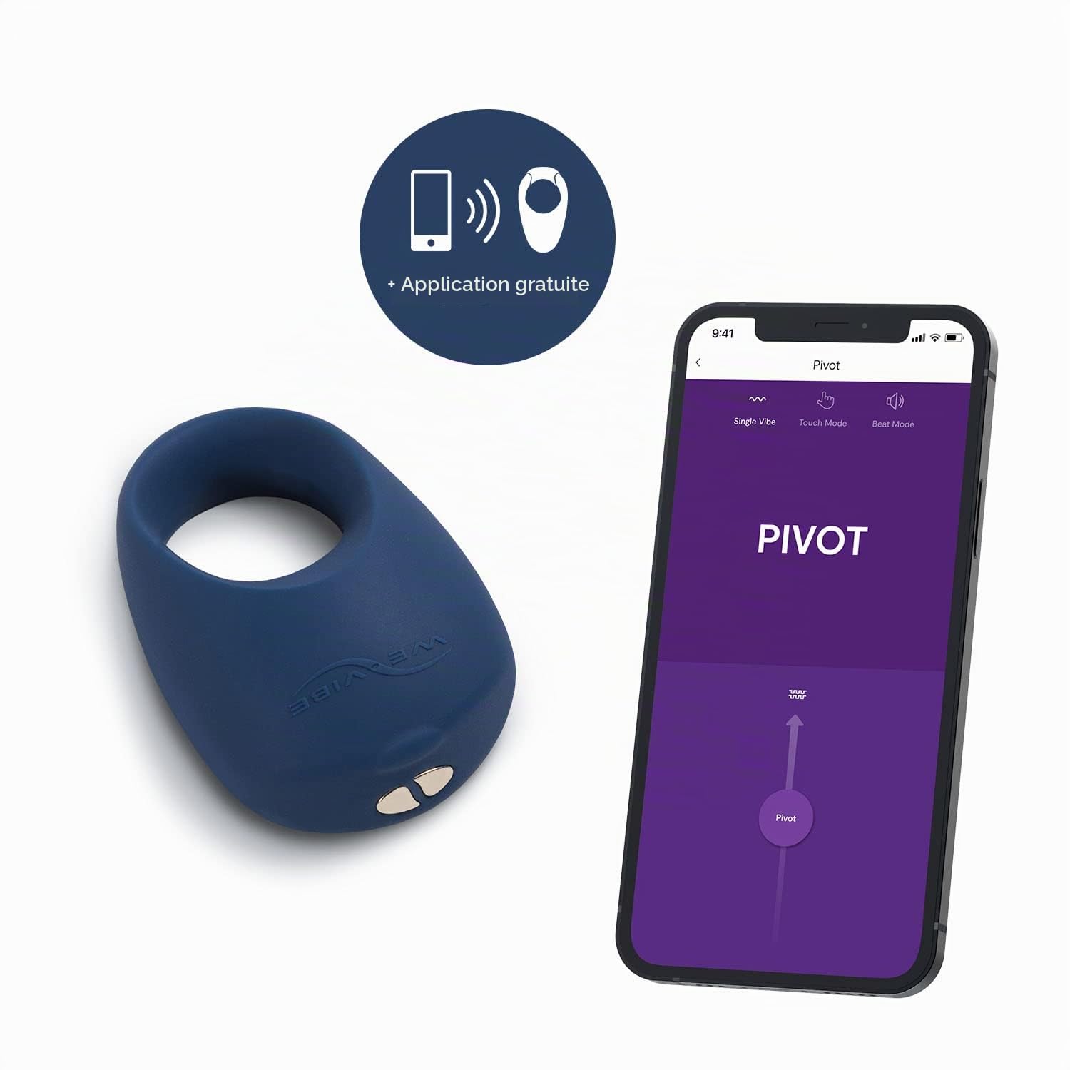 We-Vibe Pivot anneau pénis vibrant silicone connecté