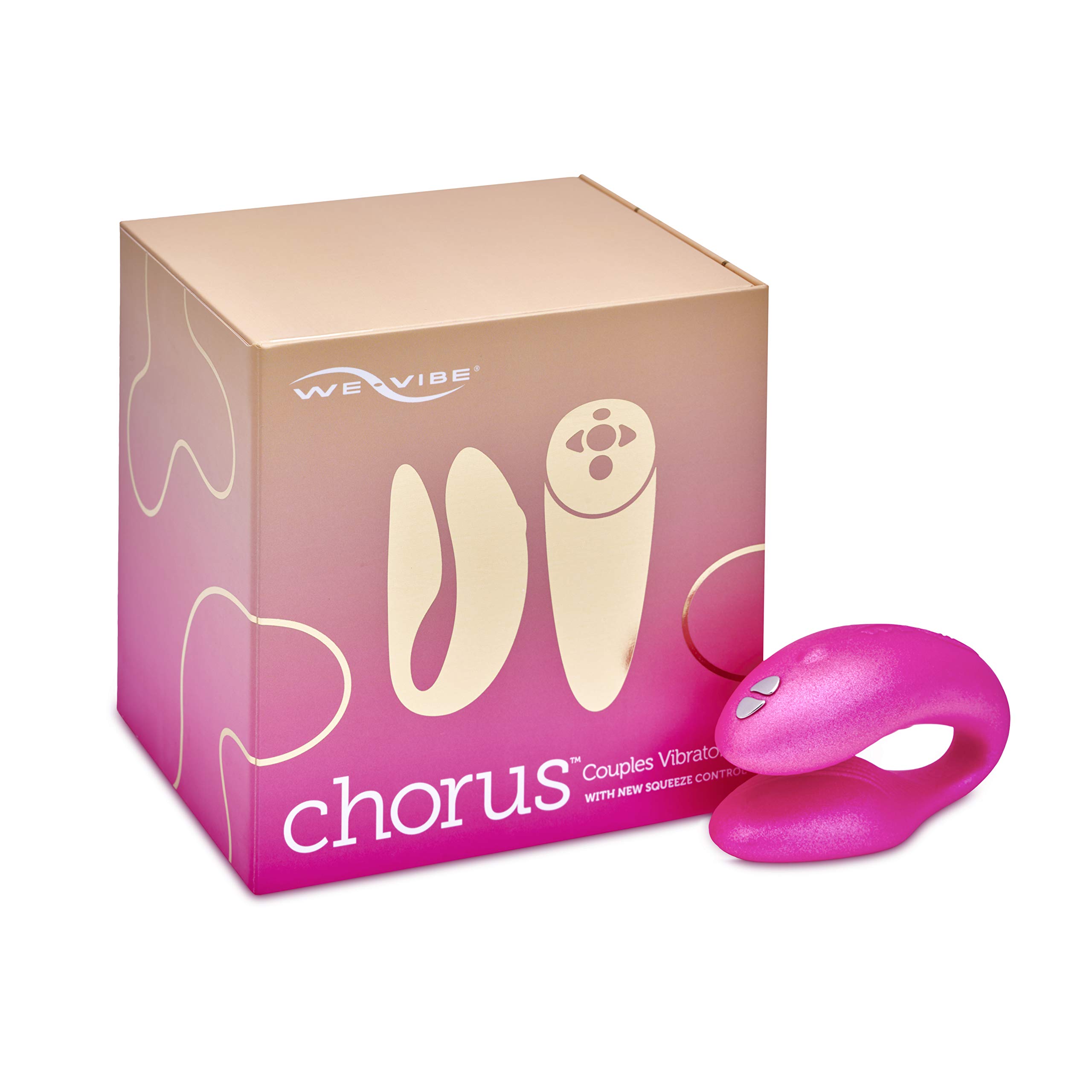 We-Vibe Chorus Vibromasseur Couple Rose Télécommandé