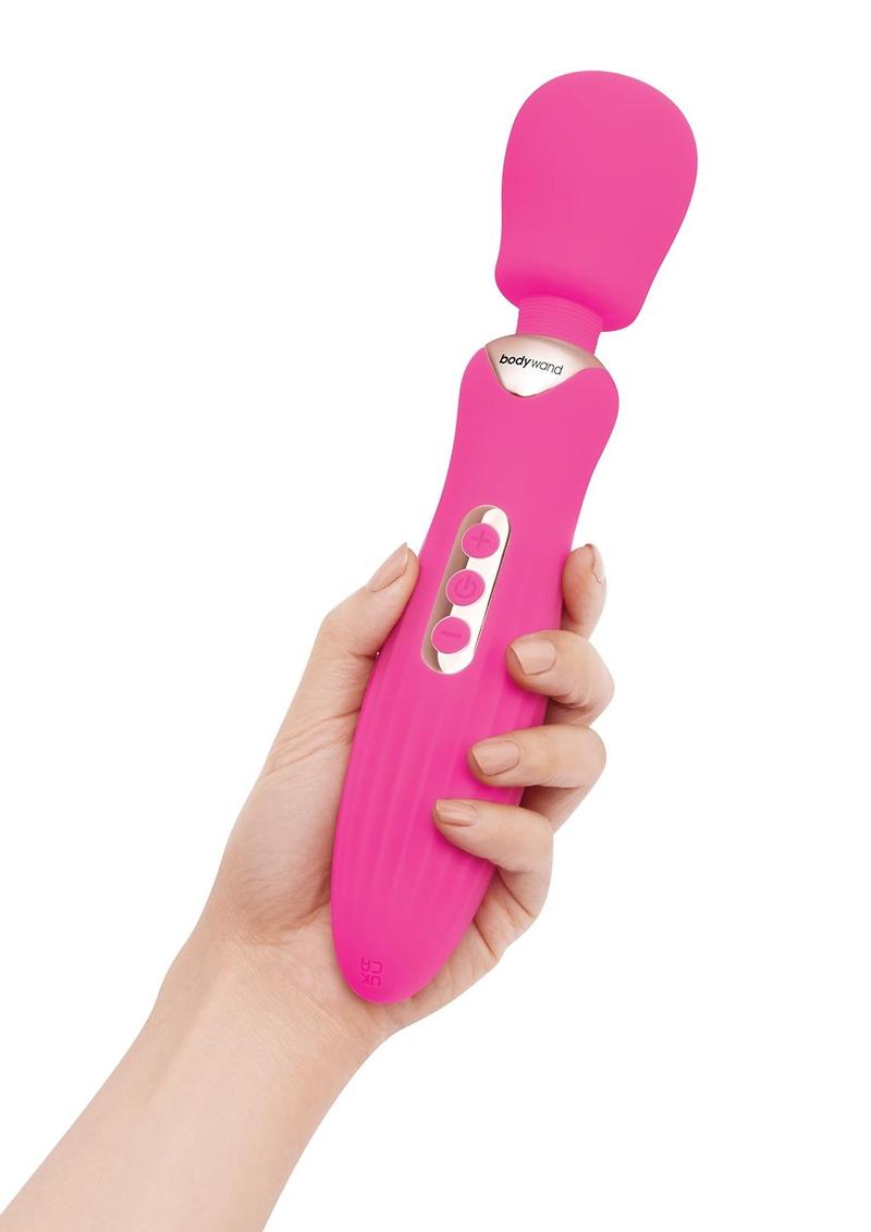 Bodywand Rumble baguette vibrante 10" rose rechargeable