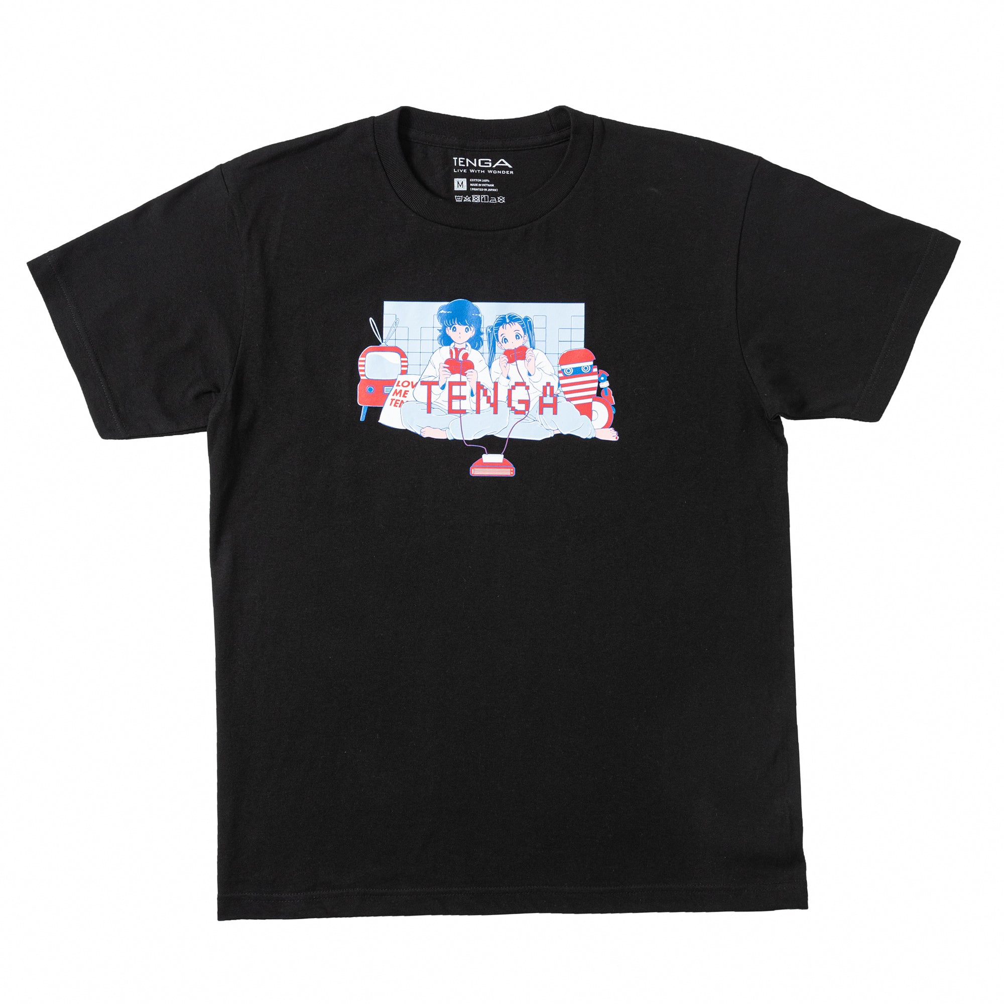 TENGA Merch Play Game 01 t-shirt noir taille L
