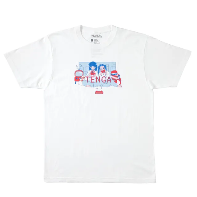 TENGA Merch PLAY GAME 01 T-shirt blanc M unisexe