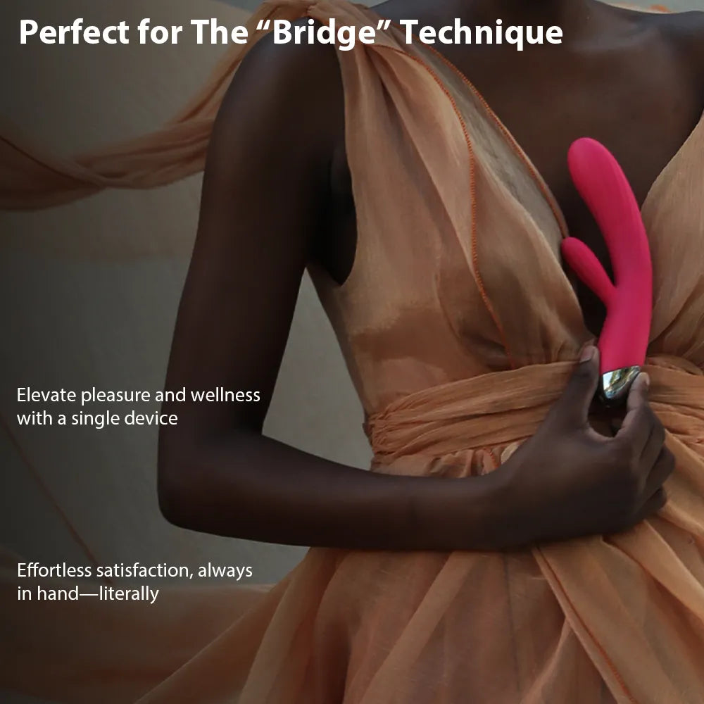 Svakom Angel Vibromasseur Rabbit Chauffant Rouge