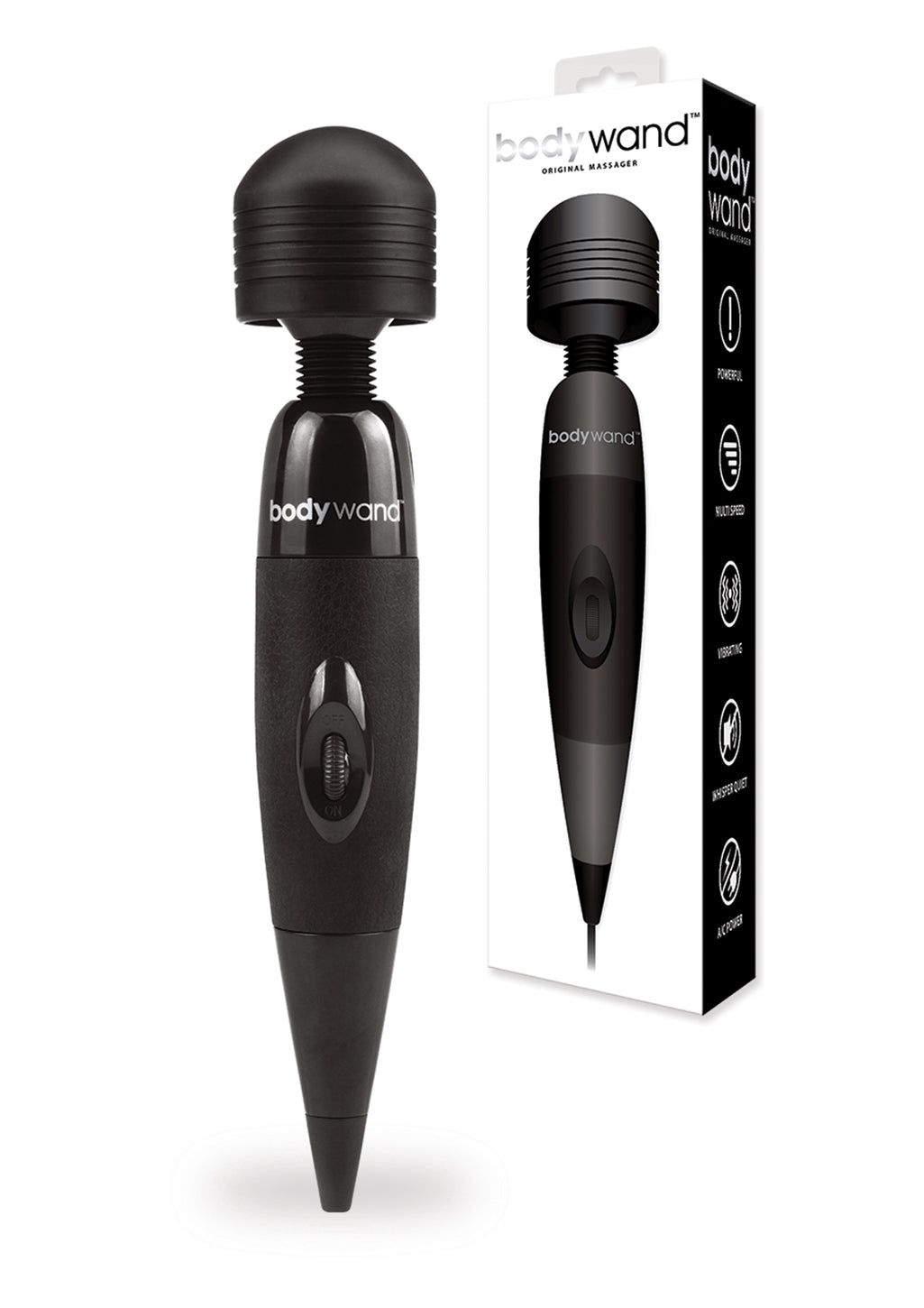 Bodywand Original Plug-In masseur baguette noir filaire