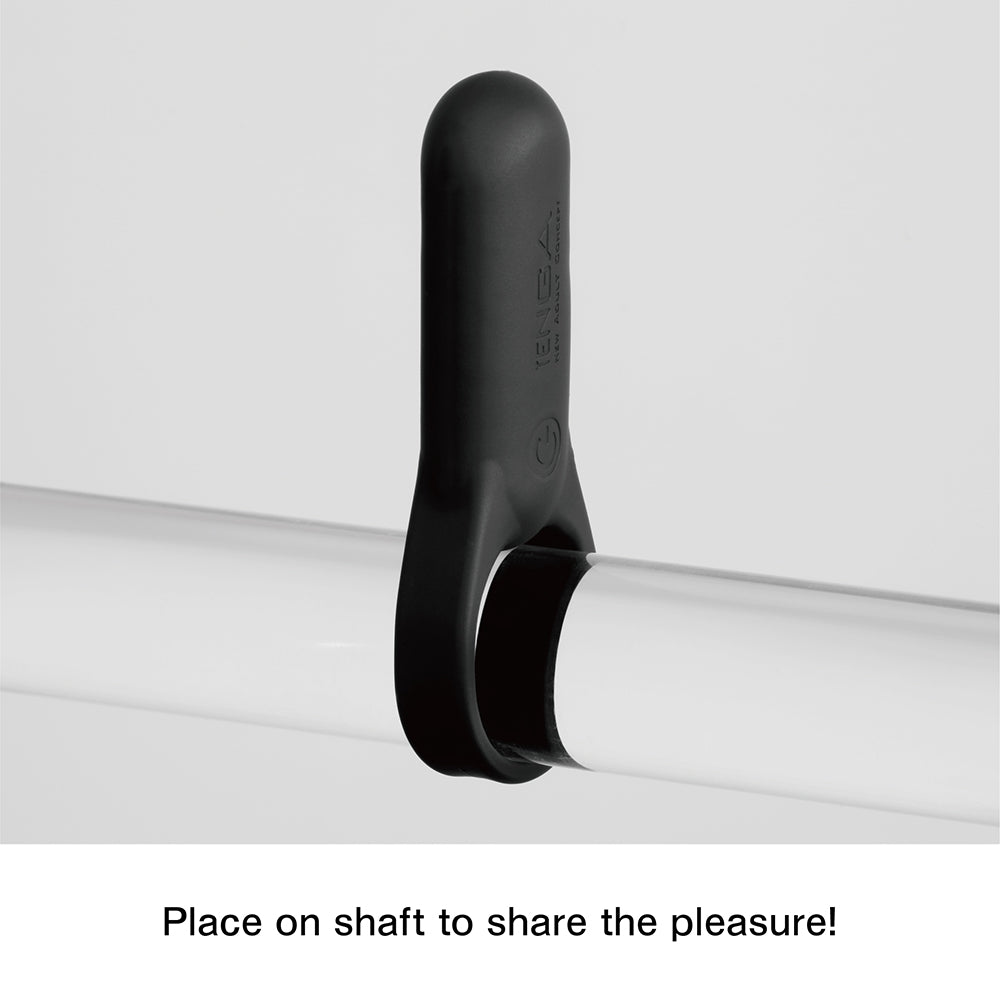 Tenga SVR+ Black anneau vibrant couple noir