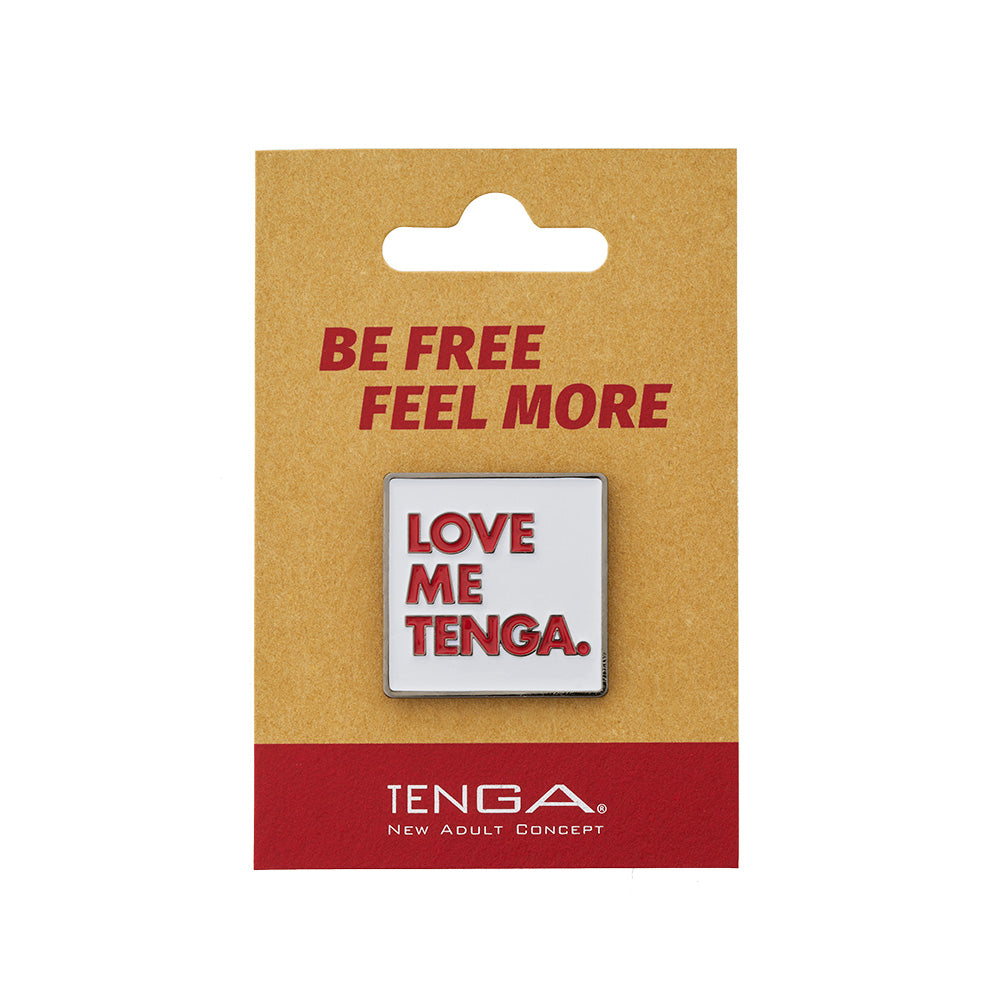 Tenga Merch Pin Badge Square badge metal carre