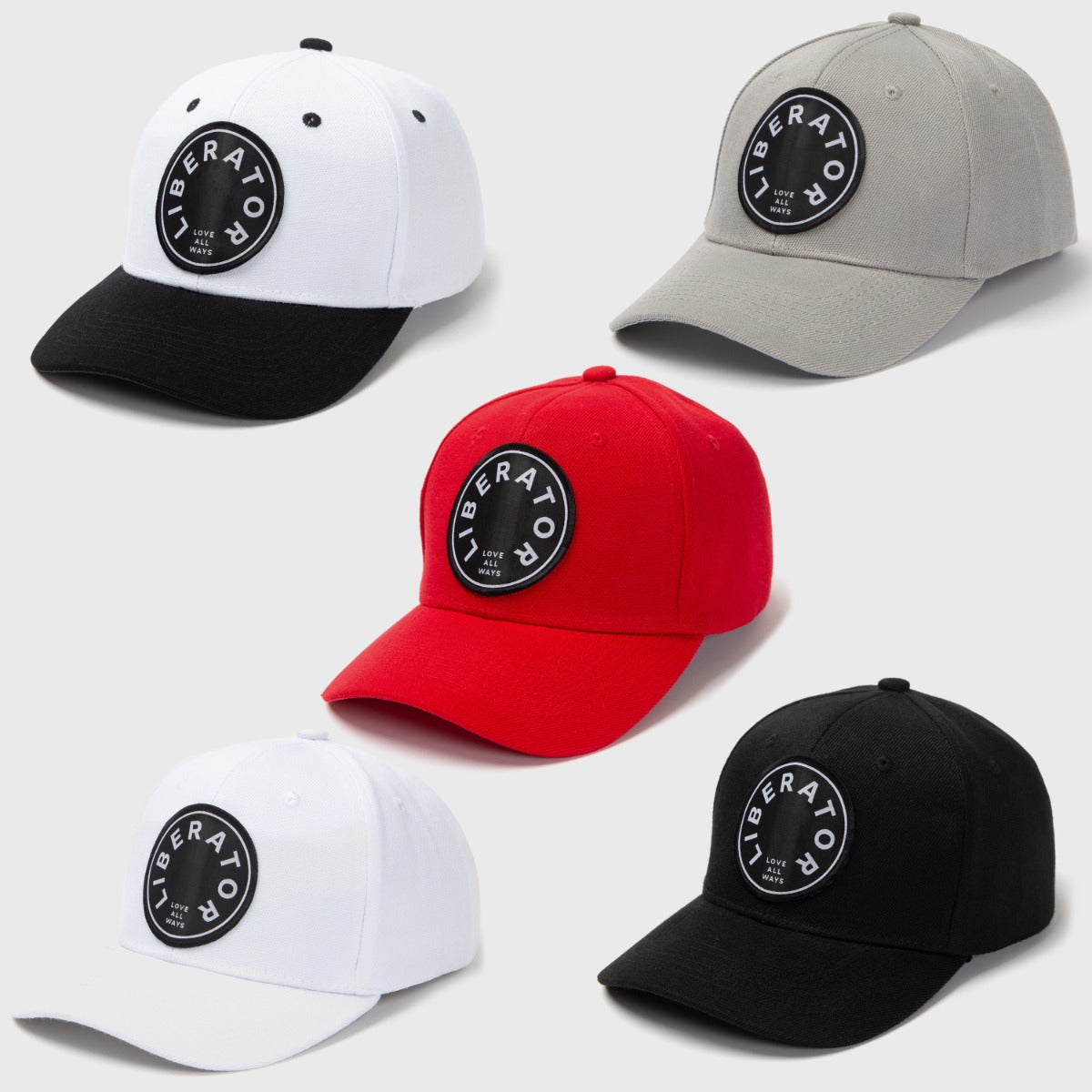 Liberator Love All Ways casquette baseball noire logo