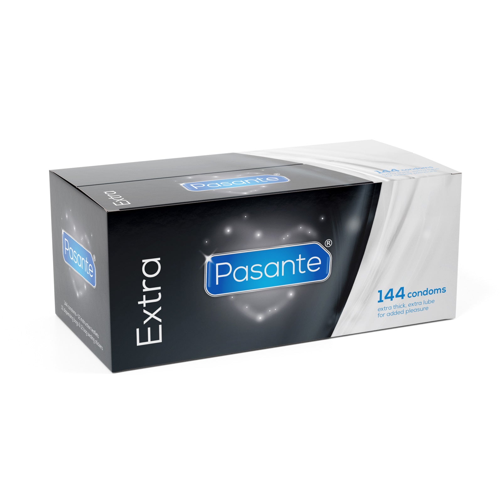 Pasante Extra préservatifs épais lubrifiés x144