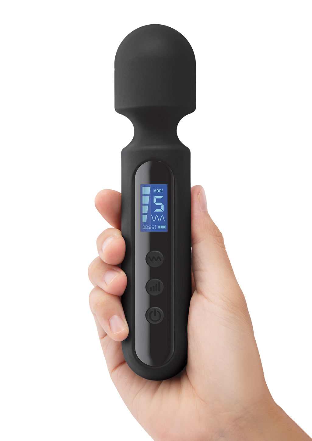 Bodywand Digi S mini wand noir silicone LED