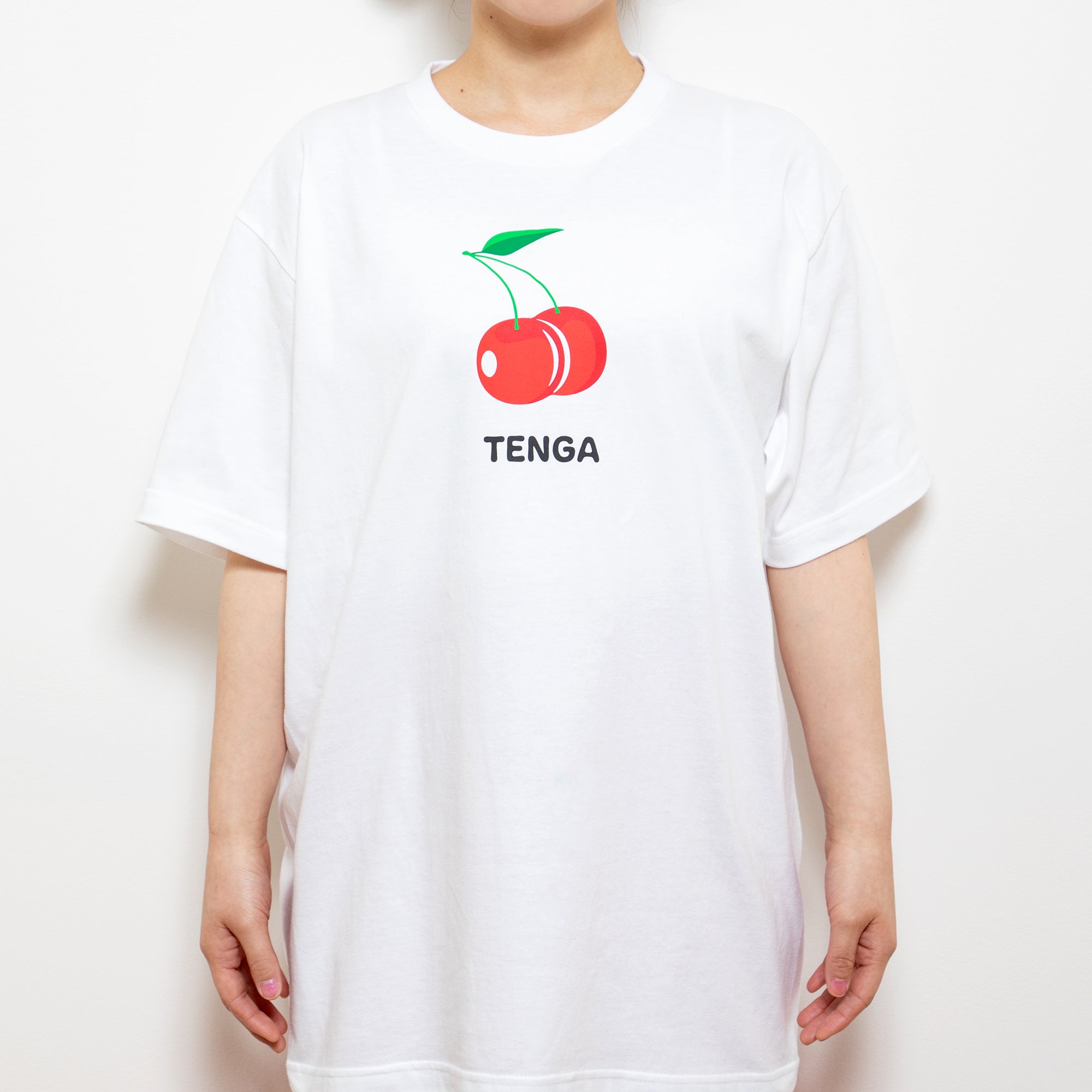 TENGA Merch Cherry t-shirt coton rouge