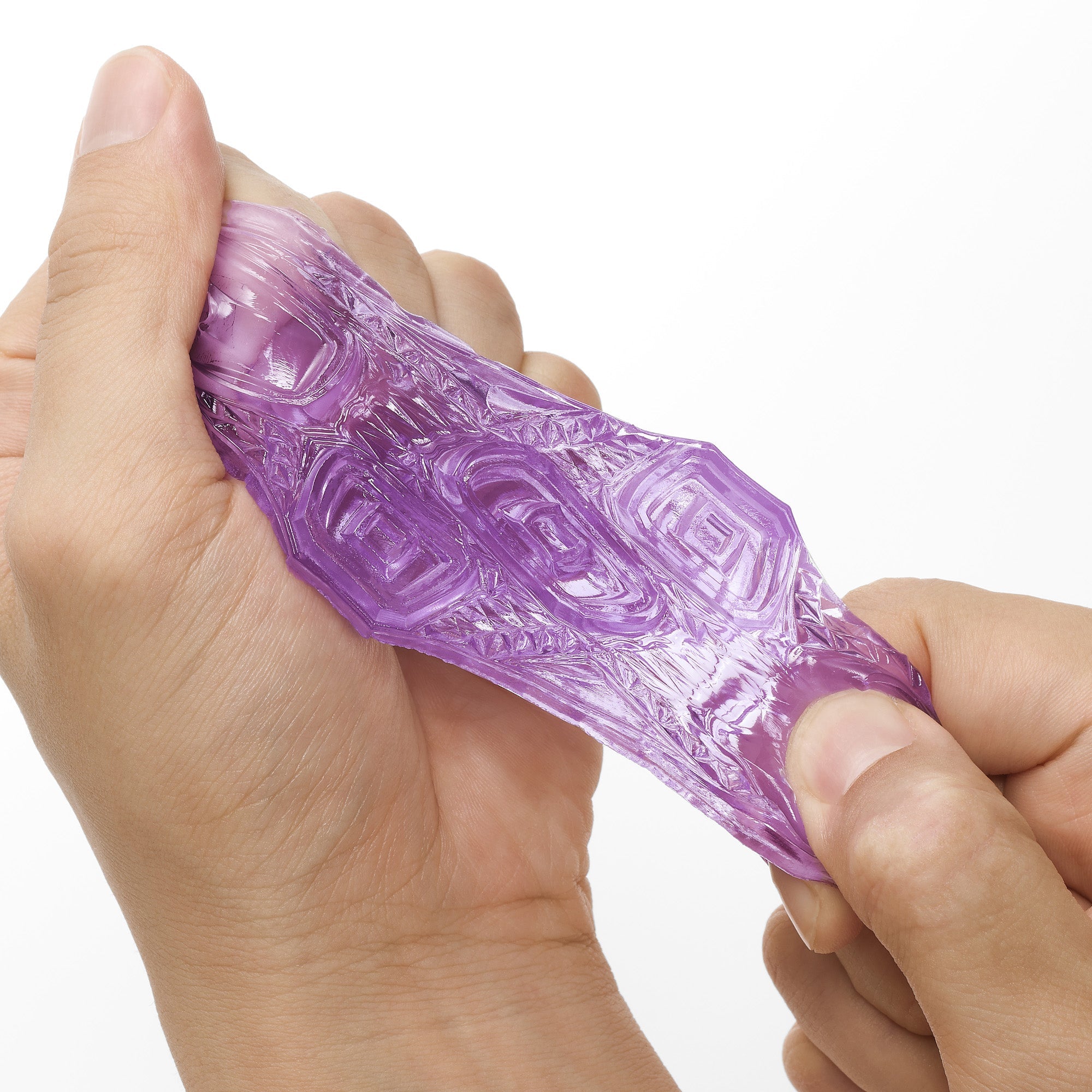 Tenga Uni Amethyst Masturbateur Jetable Stretch Carrés