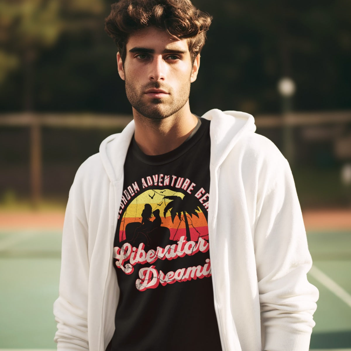 Liberator Dreamin' Large t-shirt coton imprimé couple