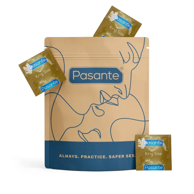 Pasante King Size préservatifs latex larges x72