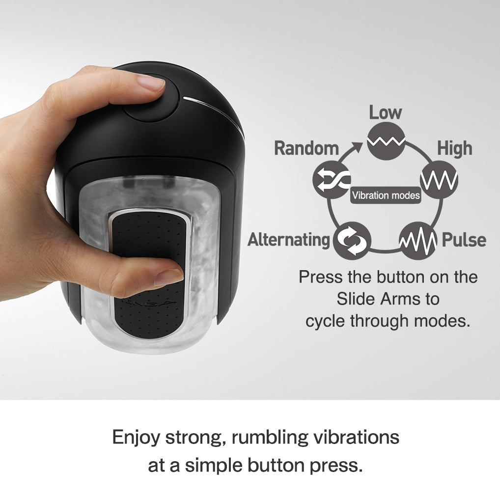 Tenga Flip Zero EV Black masturbateur vibrant noir