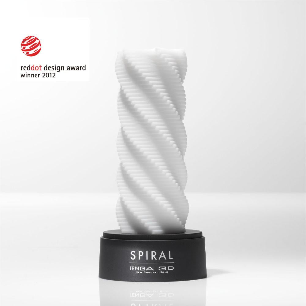 Tenga 3D Spiral masturbateur réutilisable nervures spiralées