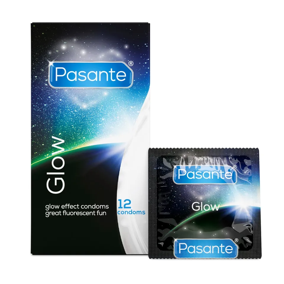 Pasante Glow préservatifs 12 pièces phosphorescents