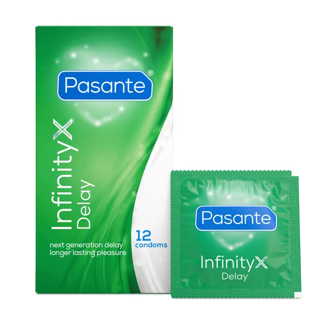 Pasante Infinity préservatifs 12 pièces retardants benzocaïne