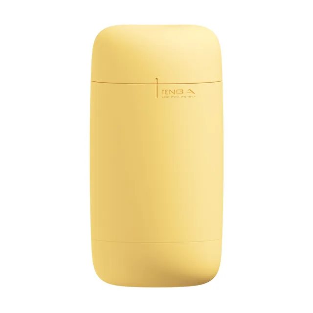 Tenga Puffy Custard Yellow masturbateur souple spirale