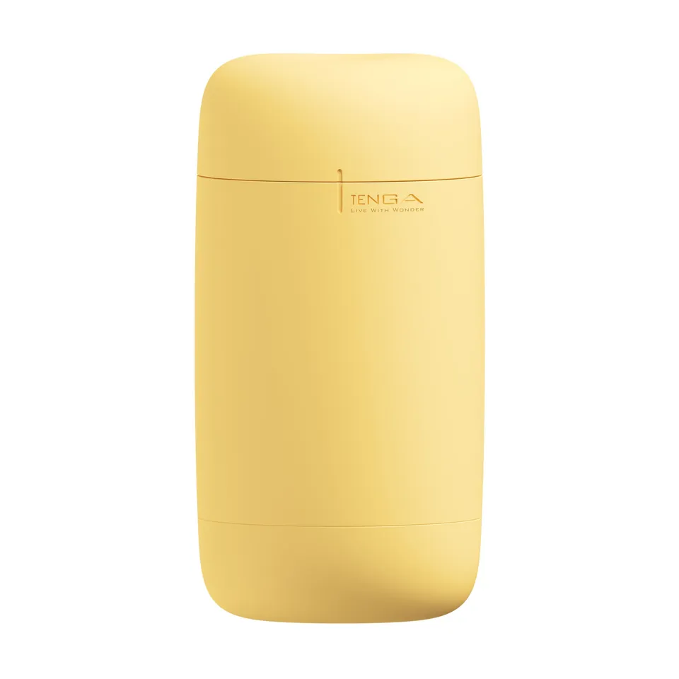 Tenga Puffy Custard Yellow masturbateur souple spirale