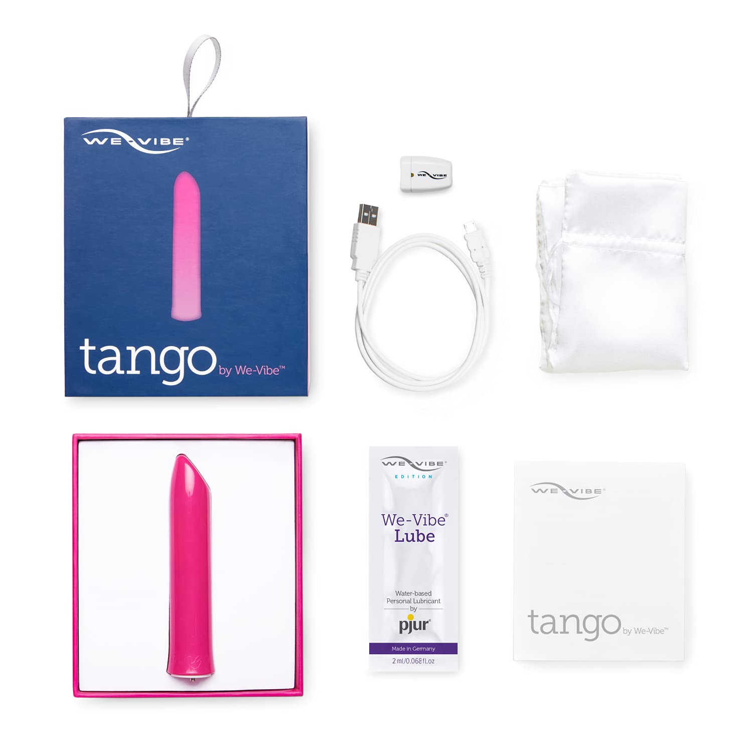 We-Vibe Tango bullet vibromasseur clitoris rechargeable 8 modes